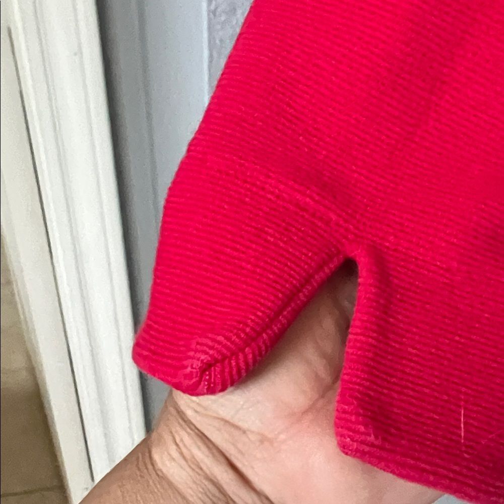 Talbots Vibrant Red pullover - Picture 5 of 6